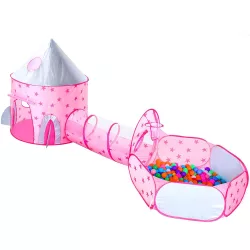 3-in-1 Play Tent, Pink