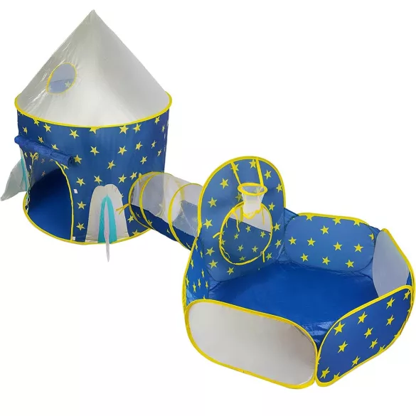 3-in-1 Play Tent, Blue