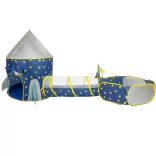 3-in-1 Play Tent, Blue