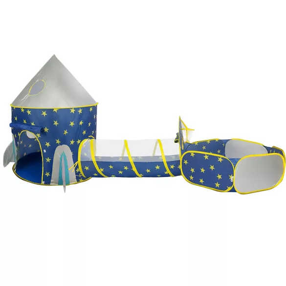 3-in-1 Play Tent, Blue