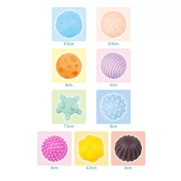 Baby Skill Development Ball Set, 9 pcs