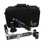 B clarinet with accessories in a shoulder bag