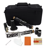 B clarinet with accessories in a shoulder bag