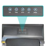 Under-desk walking pad with remote control