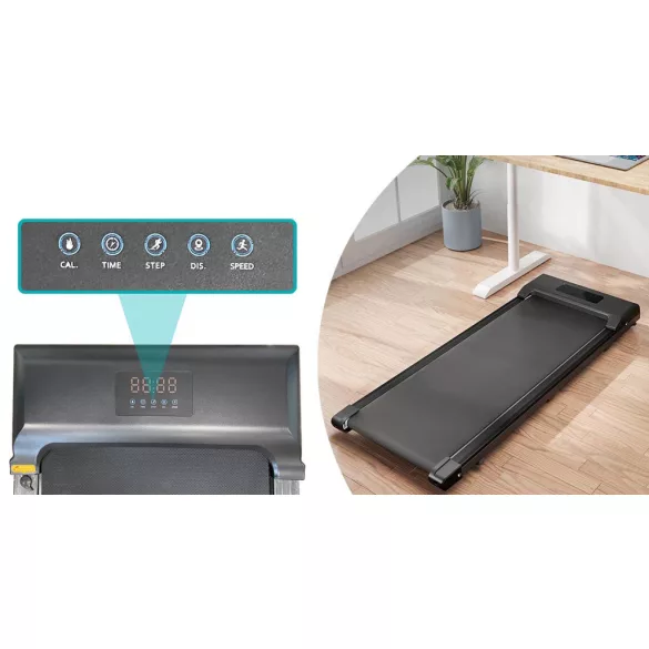 Under-desk walking pad with remote control