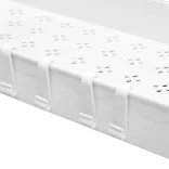Under-sink 2-tier organizer rack 2pcs, white