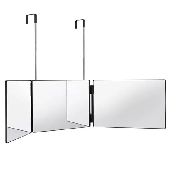 3-panel mirror with telescopic suspension