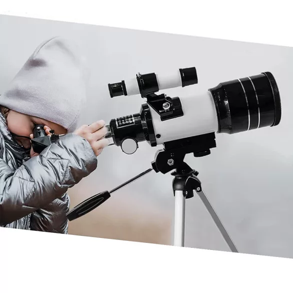Hobby Astronomical Telescope with Smartphone Adapter and Tripod
