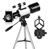 Hobby Astronomical Telescope with Smartphone Adapter and Tripod