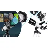 Hobby Astronomical Telescope with Smartphone Adapter and Tripod