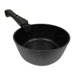 9-piece non-stick cookware set with detachable handles