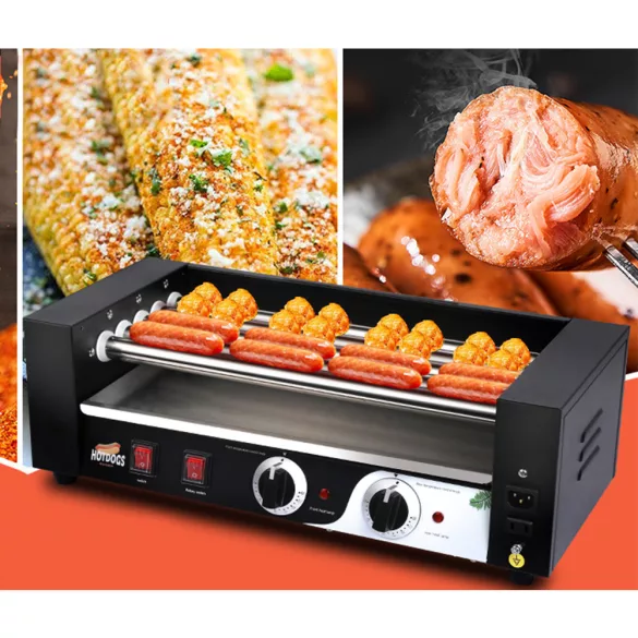 Roller Hot Dog Cooker and Warmer