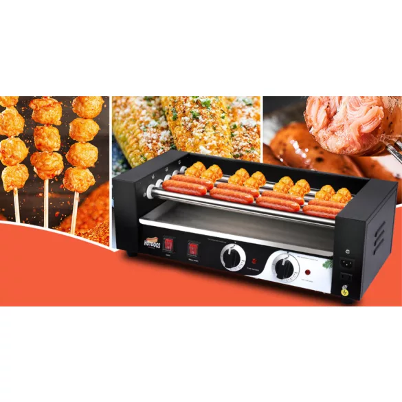 Roller Hot Dog Cooker and Warmer