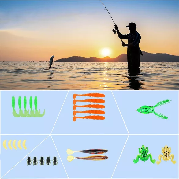 Fishing Bait and Hook Set