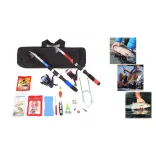 Beginner Fishing Gear Set with 2 Telescopic Rods and Accessories
