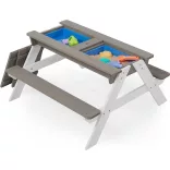 3-in-1 Kids Picnic Table with Umbrella
