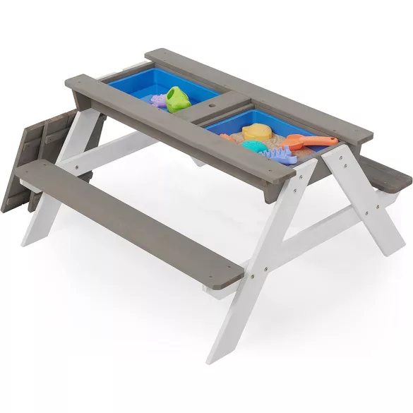 3-in-1 Kids Picnic Table with Umbrella