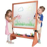 Double-sided outdoor and indoor plexiglass drawing board