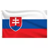 Double-sided flagpole with Slovak flag 90x150cm