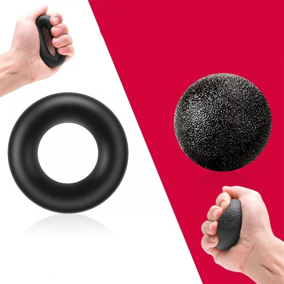 5-piece hand and grip strengthener set with counter