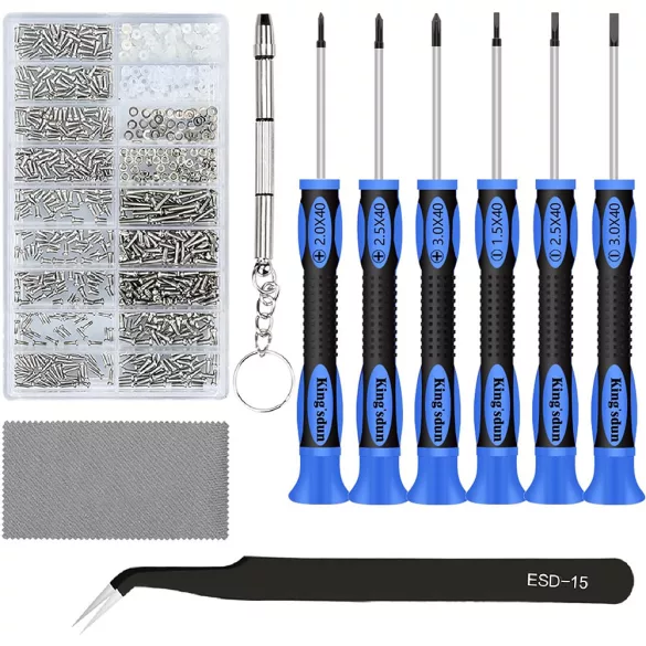 Magnetic Precision Screwdriver Set for Glasses