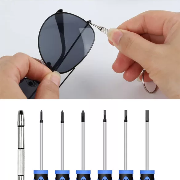 Magnetic Precision Screwdriver Set for Glasses