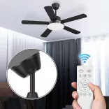 Ceiling Fan with Light and Remote Control