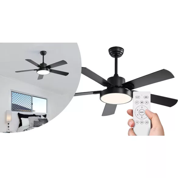 Ceiling Fan with Light and Remote Control