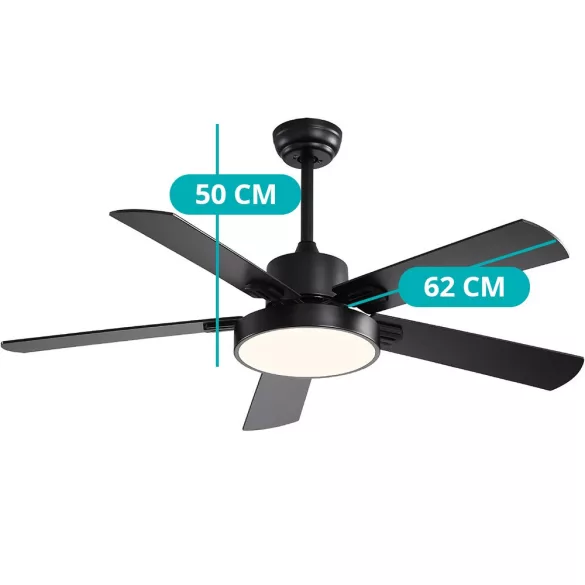 Ceiling Fan with Light and Remote Control