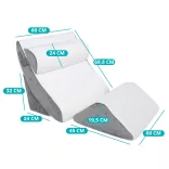 Orthopedic Back, Neck, and Foot Support Set, 4 Pieces