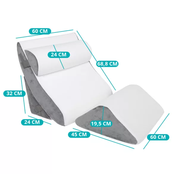 Orthopedic Back, Neck, and Foot Support Set, 4 Pieces