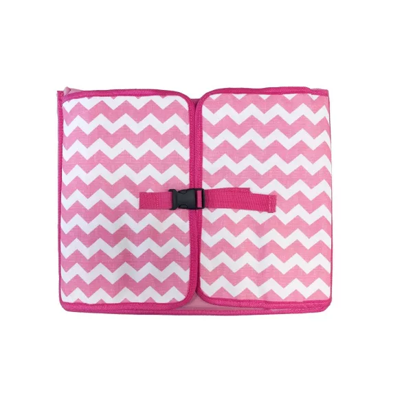 Portable Kids' Car Table with Pockets, Pink