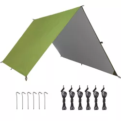   3x3 meter waterproof tarp for camping, with a free carrying bag