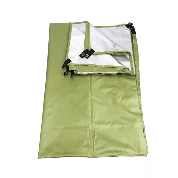 3x3 meter waterproof tarp for camping, with a free carrying bag