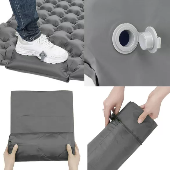 Two-Person Camping Mattress, Gray