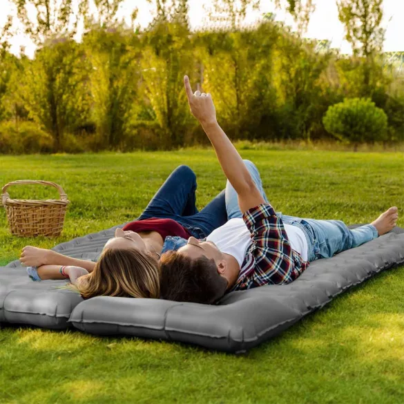 Two-Person Camping Mattress, Gray
