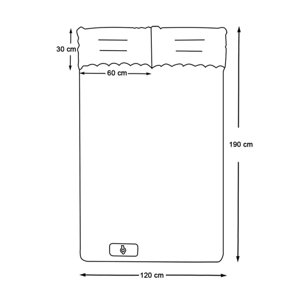 Two-Person Camping Mattress, Green