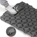 Single Camping Mattress, Gray