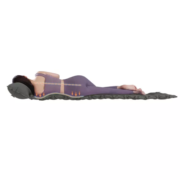 Single Camping Mattress, Gray