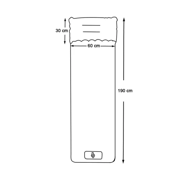 Single Person Camping Mattress, Green