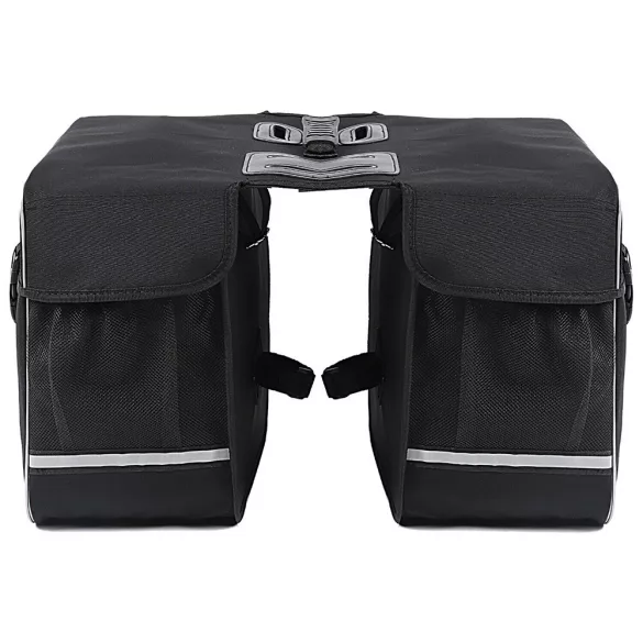 Bicycle bag with waterproof cover