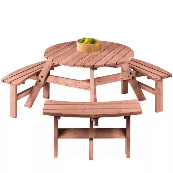 6-person picnic table