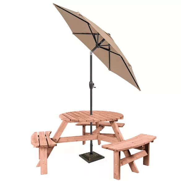 6-person picnic table