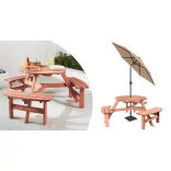 6-person picnic table