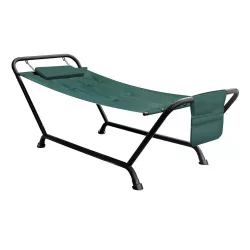 Hammock with 2-leg Stand, Dark Green