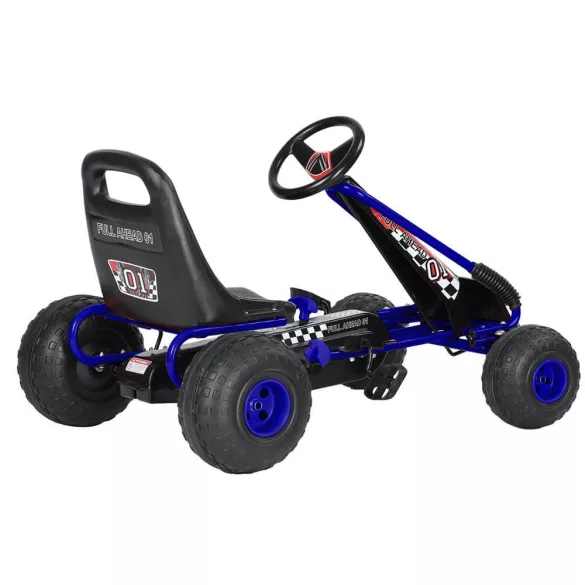 Pedal Go-Kart for Kids, Blue