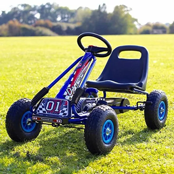 Pedal Go-Kart for Kids, Blue