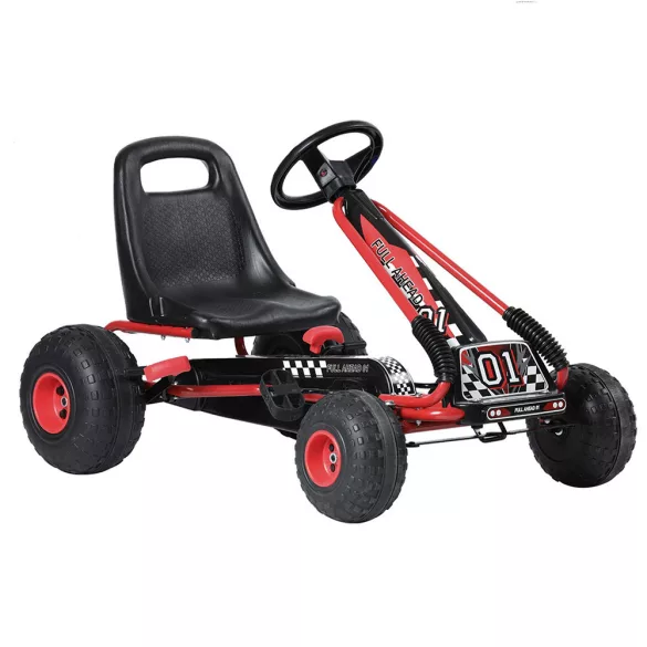 Pedal Go-Kart for Kids, Red