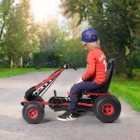 Pedal Go-Kart for Kids, Red