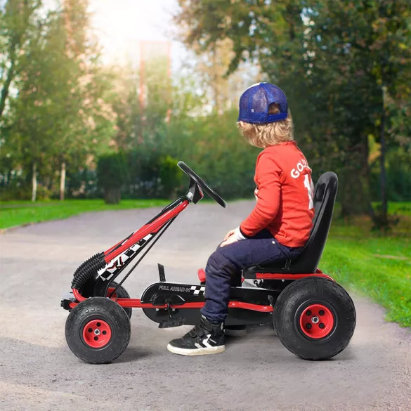 Pedal Go-Kart for Kids, Red